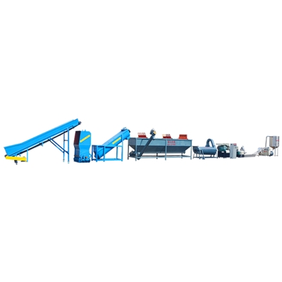 plastic recycling and cleaning line